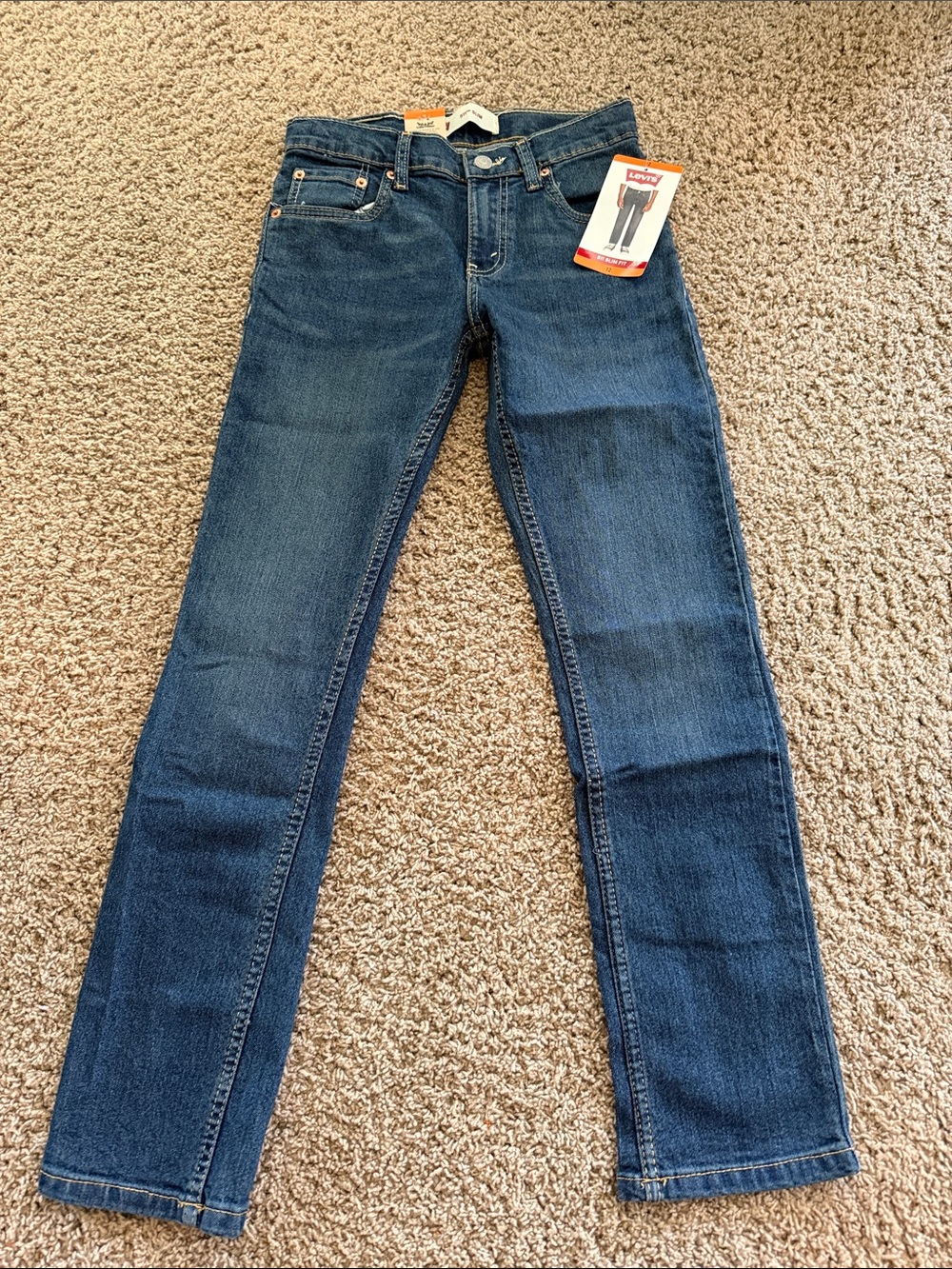 Levi's Men's Slim Straight Jeans - Indigo Blue Wash